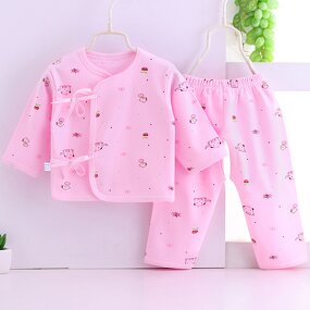 Newborn Underwear Set Manufacturer - 2023 Autumn New Pure Cotton Two-piece Pajamas