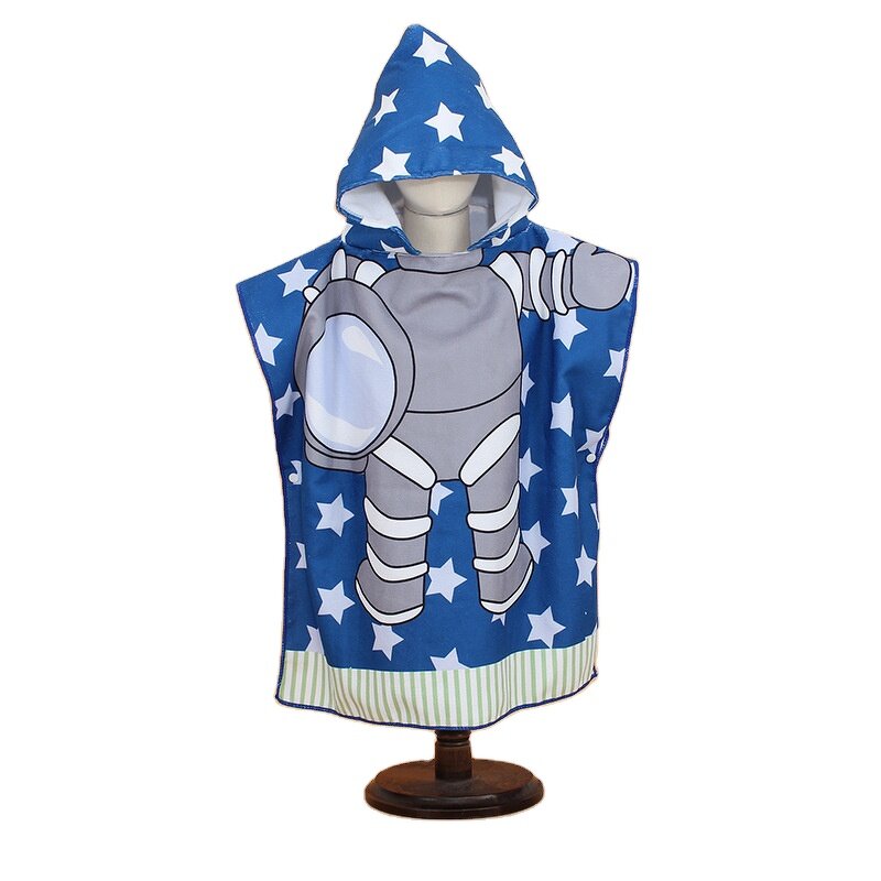 Children's Bath Towel Manufacturer - 2024 Spring New Cartoon Printing Comfortable Cape Cloak Cheap