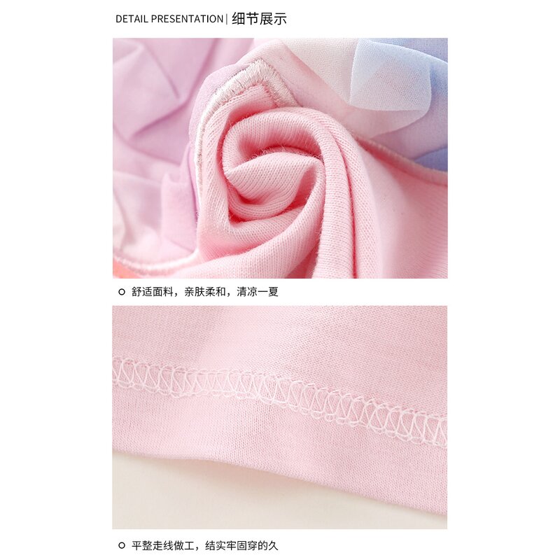 Children's T-shirt Manufacturer - Pure Cotton Short-sleeved Female Embroidery Patch Korean Loose Top