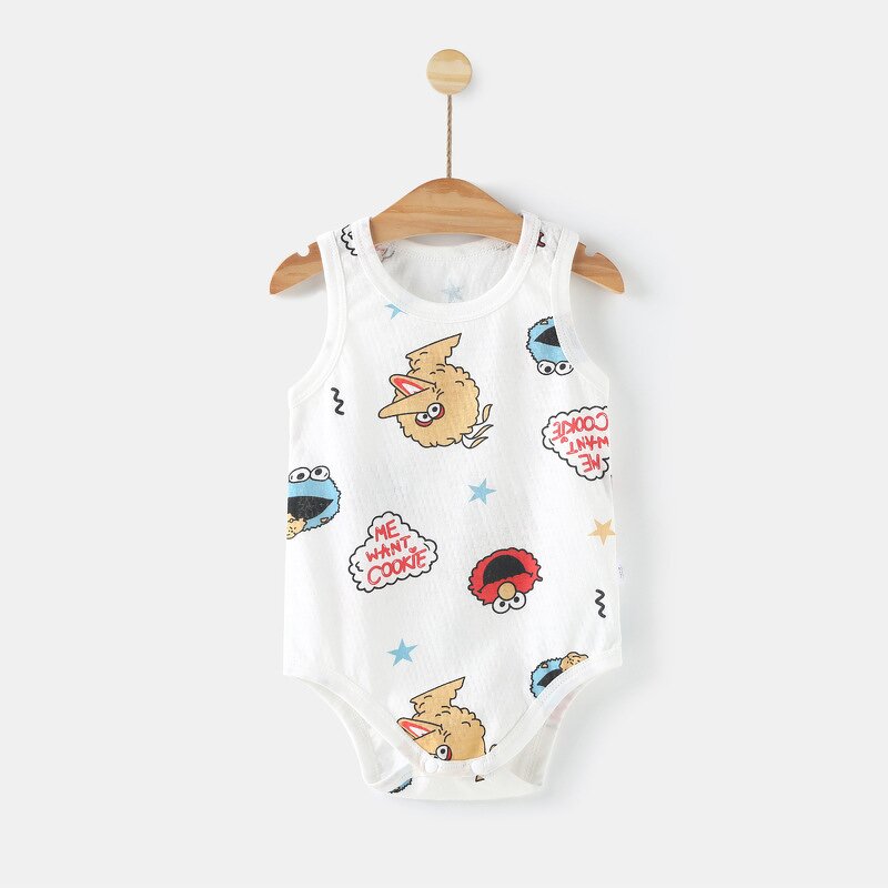 Baby Fart Clothes Manufacturer - Summer New Thin New Child Sleeveless Habits Triangular Climbing Body Go Out