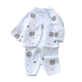 Newborn Clothes Manufacturer - Pure Cotton Birth Baby Underwear Supplies Spring Autumn Summer Full Moon Two-piece