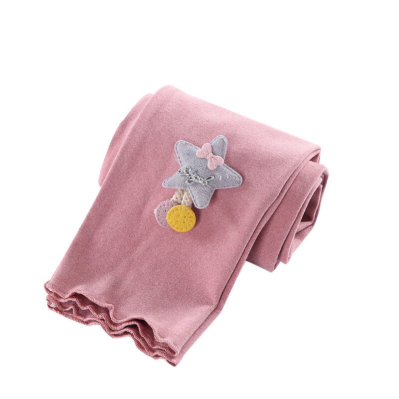 Children's Bottom Pants Manufacturer - Autumn Winter New Korean Baby Elastic Trousers Cartoon Girl Thin Exterior