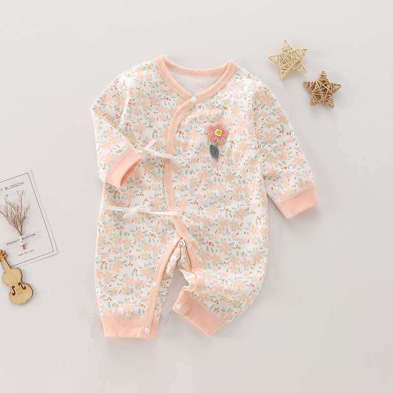 Newborn Clothes Manufacturer - Lace-ups Men Women Four Seasons Monk Clothes Long Sleeves Boneless Butterfly