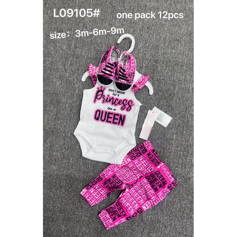 Baby Suit Manufacturer - Foreign Trade Wholesale Newborn Baggage Pants Set 3PCS Pure Cotton