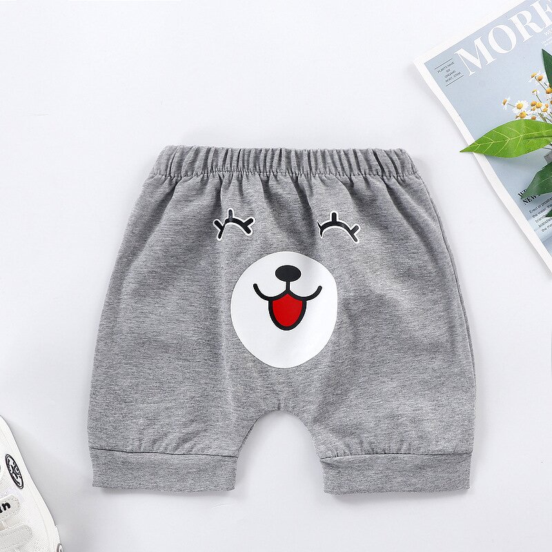 Children's Pants Manufacturer - 2023 Summer New Korean Boys Girls Sediment Baby Farts Leisure Pants