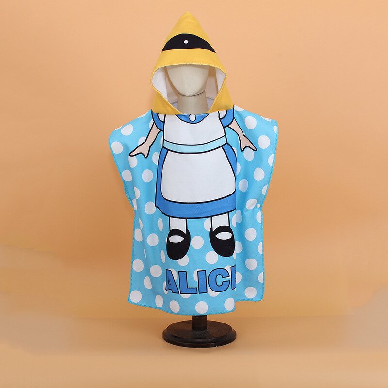 Children's Bath Towel Manufacturer - 2024 Spring New Cartoon Printing Comfortable Cape Cloak Cheap