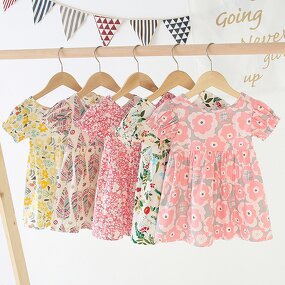 Flower Girl Dress Manufacturer - High Quality Durable Various Girls Casual Elegant Summer Embroidered Cotton & OEM Style