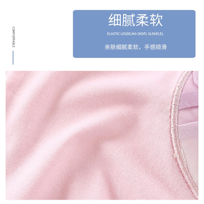 Children's T-shirt Manufacturer - Pure Cotton Short-sleeved Female Embroidery Patch Korean Loose Top