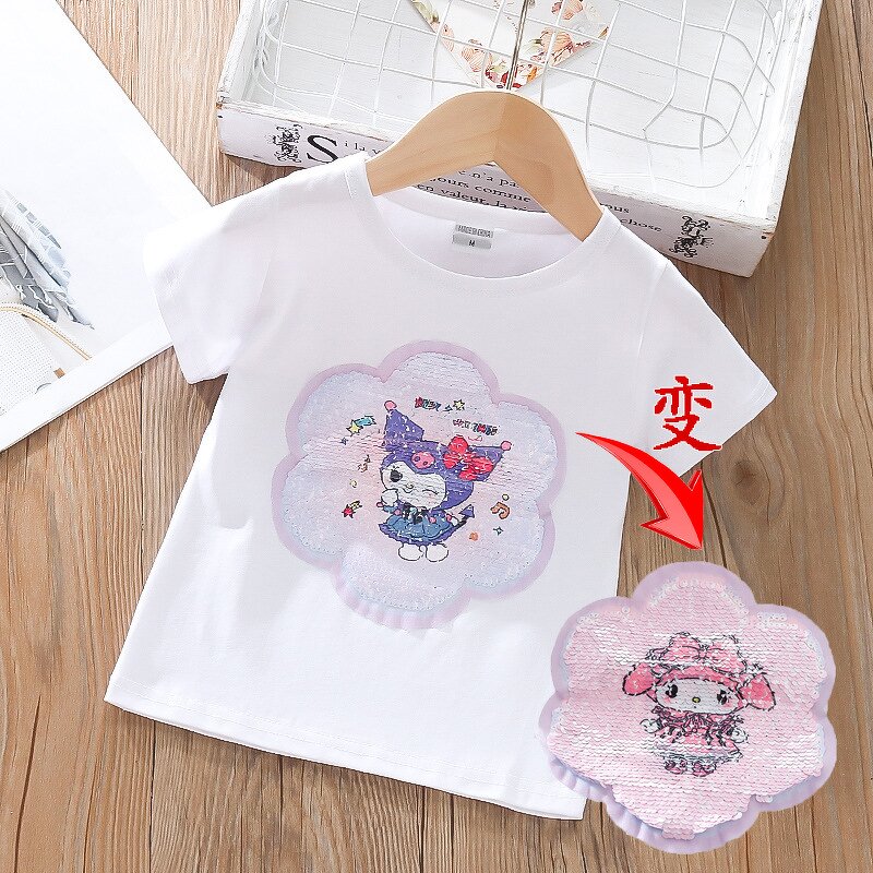 Children's T-shirt Manufacturer - Baby Half Sleeve 2025 New Summer Short Sleeve Cotton for Girls