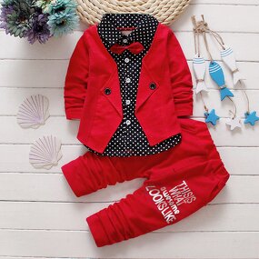 Children's Clothing Suit Manufacturer - 2024 Spring Autumn New Infant Gentleman 3-piece 0-4 Years Old 2-piece