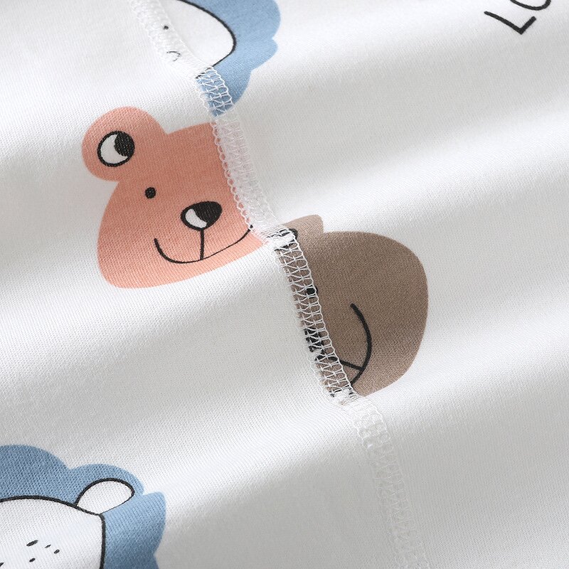 Baby Boneless Conjoined Clothing Manufacturer - Spring Autumn Babies Long-sleeved Hasty Combed Cotton Print