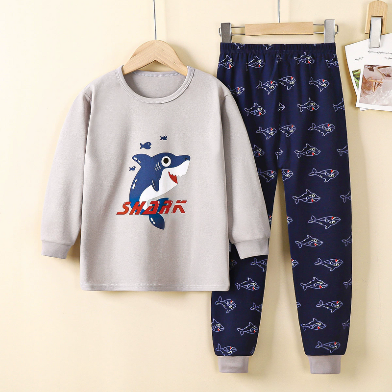 Kids Winter Clothing Manufacturer - Pure Cotton Girls Home Clothes Boys Teenagers Warm Autumn Clothes 0-12 Years & OEM