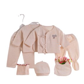 Newborn Gift Box Manufacturer - 40 Combing Combed Cotton Four Seasons 7 Pieces of Clothes