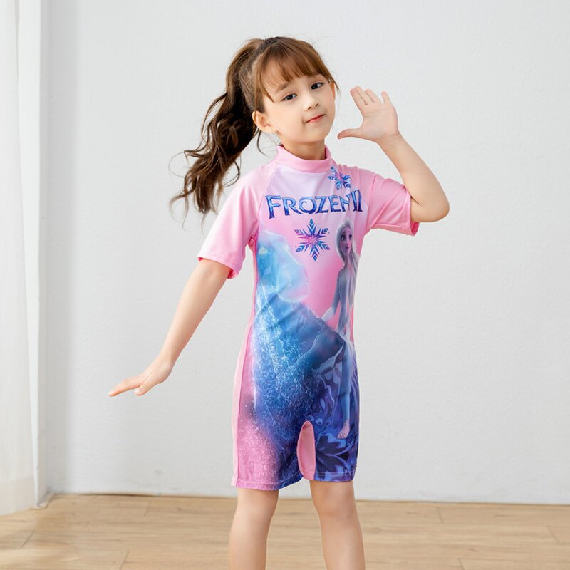 Children's Surfing Clothing Manufacturer - Long-sleeved Cartoon Cute Swimsuit Beach Clothes