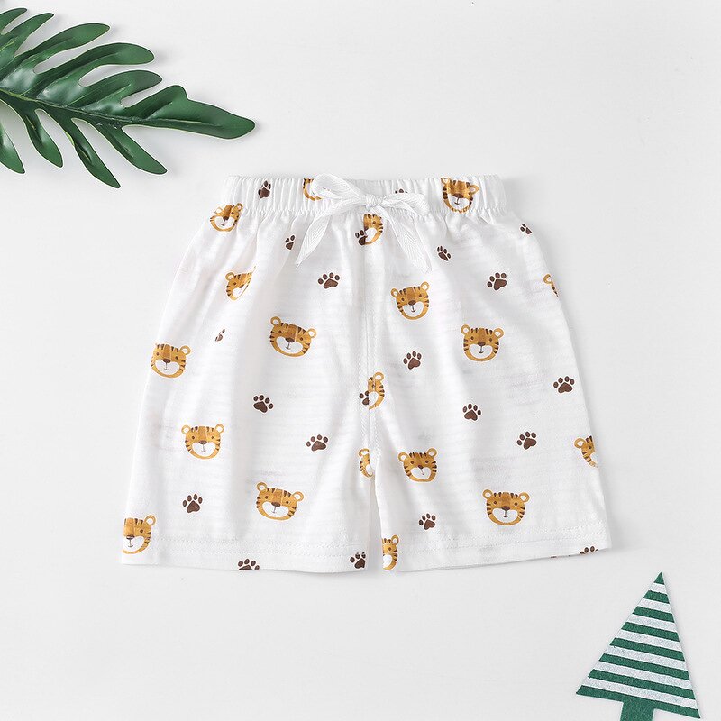 Summer Shorts Manufacturer - Korean All Cotton Boys Girls Young Children Open Crotch Casual Pants