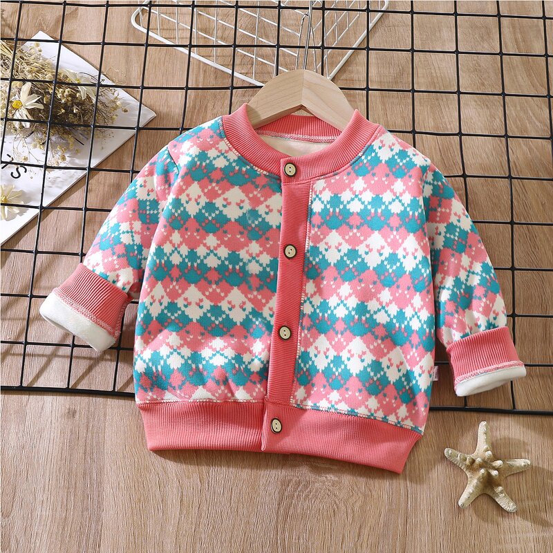 Children's Knitted Jackets Manufacturer - 2025 Autumn Winter New Versatile for Boys Girls Warm Cardigans Thick Outerwear