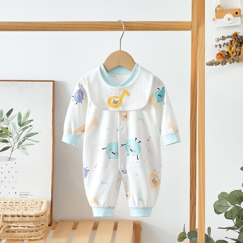 Infant Conjunctivated Clothing Manufacturer - Cotton Newborn Climbing Baby Clothes Young Children Without Bone Sewing