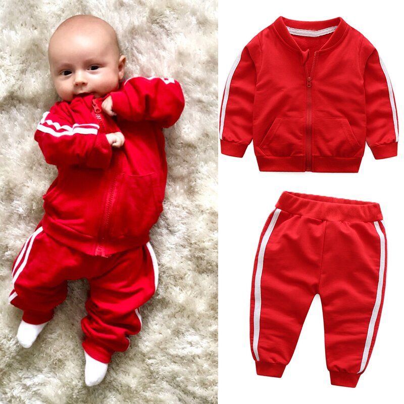 Children's Clothing Suit Manufacturer - 2025 Spring New American Foreign Trade Zipper Jacket Sports Hooded Two-piece