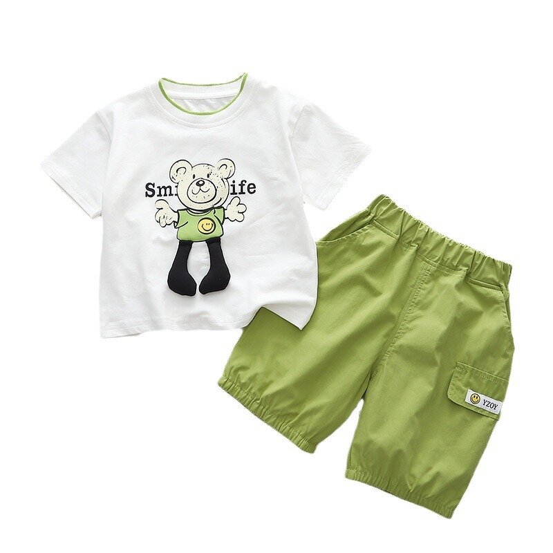 Children's Clothing Sets Manufacturer - Cheap Price 2023 Toddler Boys 2 Piece Set Female Children Summer