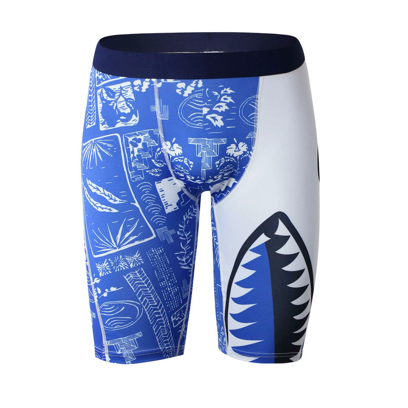 Boys Boxer Shorts Manufacturer - Customizable Youth Quick Dry Polyester Cartoon Printed Swimwear