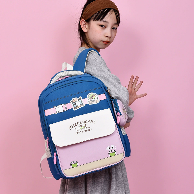 Elementary School Student Backpack Manufacturer - 25 New Boys Girls Waterproof Large Capacity Lightweight Wear-resistant