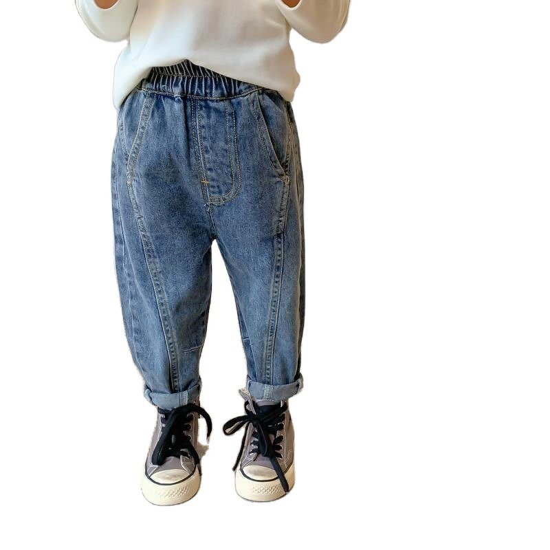 Boys Jeans Manufacturer - Spring Autumn Korean Baby Pants Children Wearing Long Pants Radish Pants