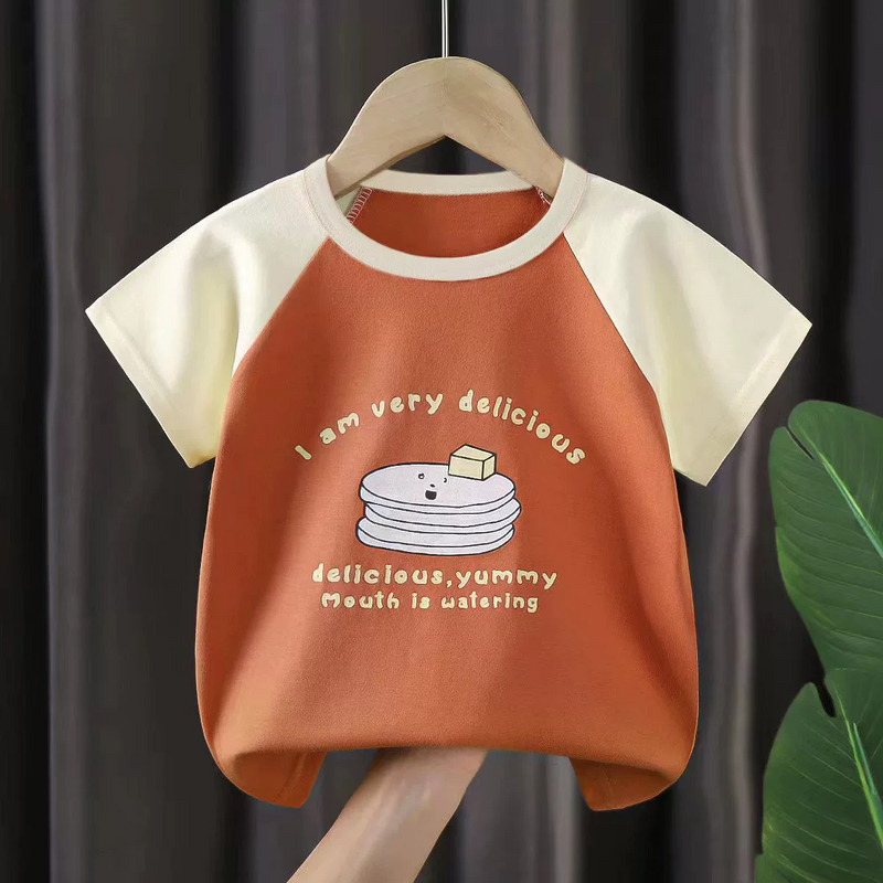 Children's T-shirt Manufacturer - Short-sleeved Pure Cotton Category 2025 Summer New for Boys Girls