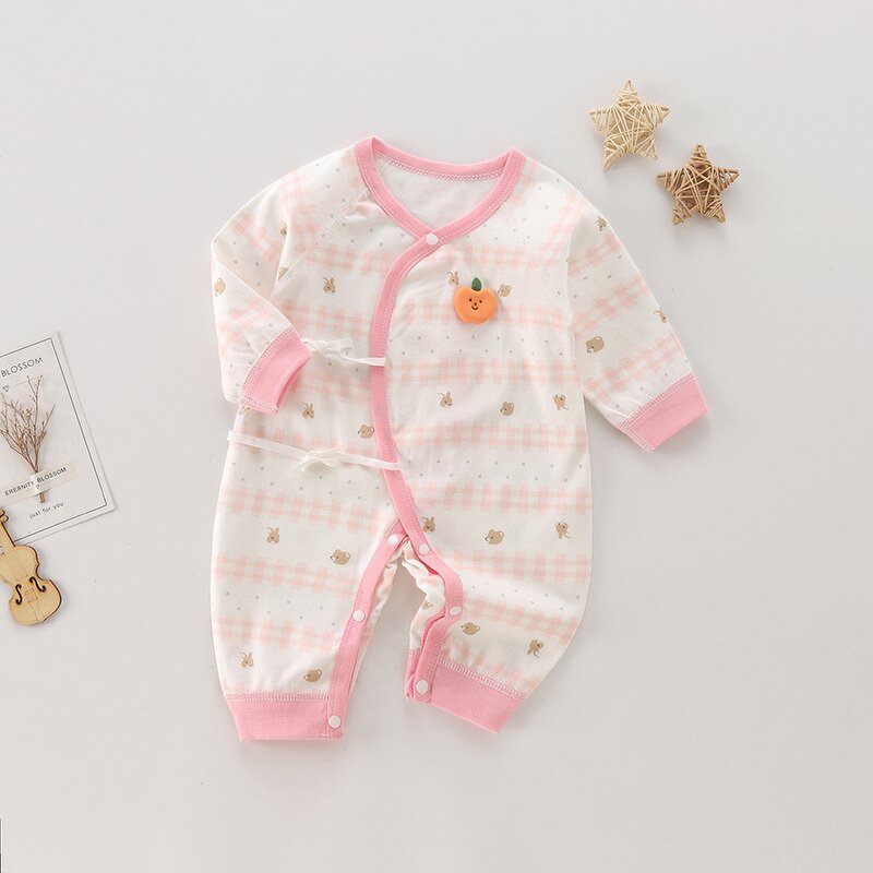 Newborn Clothes Manufacturer - Lace-ups Men Women Four Seasons Monk Clothes Long Sleeves Boneless Butterfly