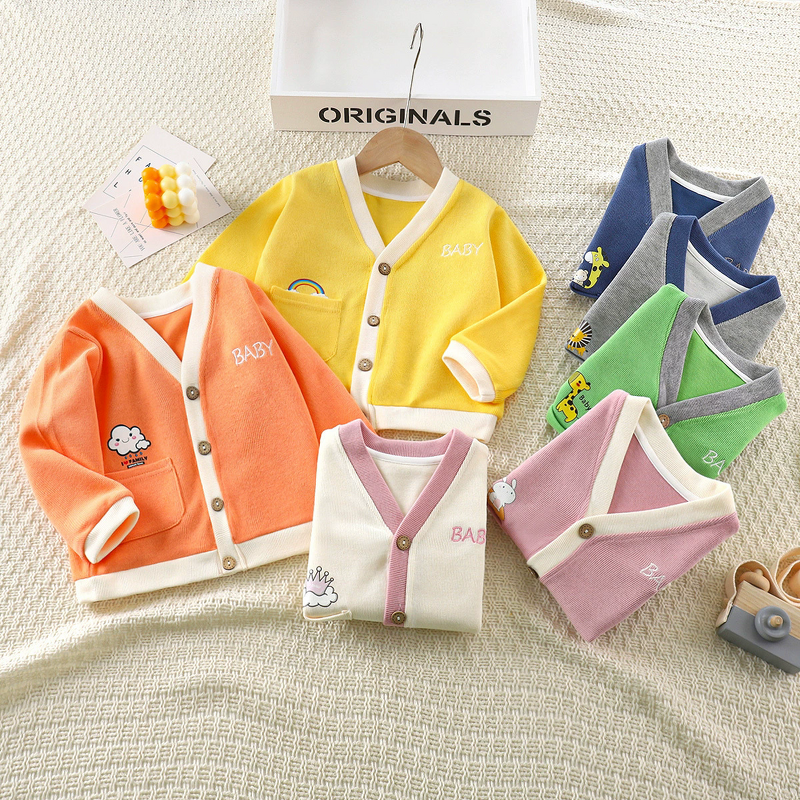 Children's Sweaters Manufacturer - Autumn Coats 0-6 Years Boys Sweaters Baby Girls Knitted Cardigan