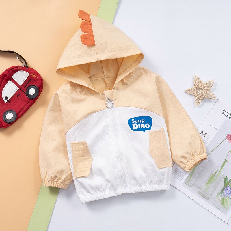Children's Jacket Manufacturer - 2023 Spring Autumn New Dinosaur Top Zipper Series Fashion Cartoon