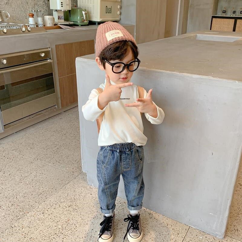 Boys Jeans Manufacturer - Spring Autumn Korean Baby Pants Children Wearing Long Pants Radish Pants