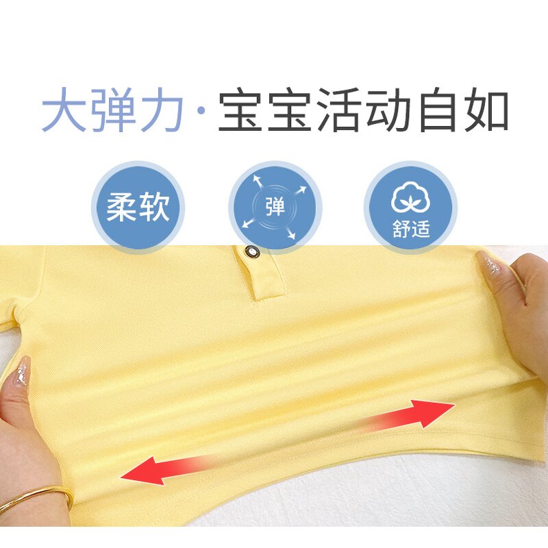 Children's Polo Shirt Manufacturer - 1-8 Years Old Short-sleeved Summer New Boys T-shirt Baby Top