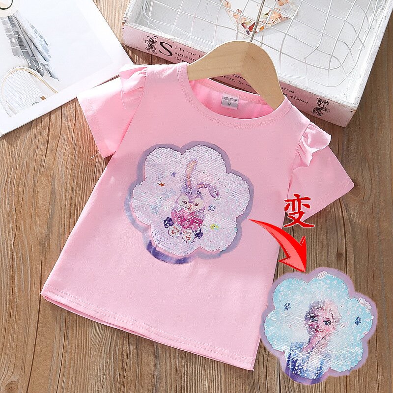 Children's T-shirt Manufacturer - Baby Half Sleeve 2025 New Summer Short Sleeve Cotton for Girls