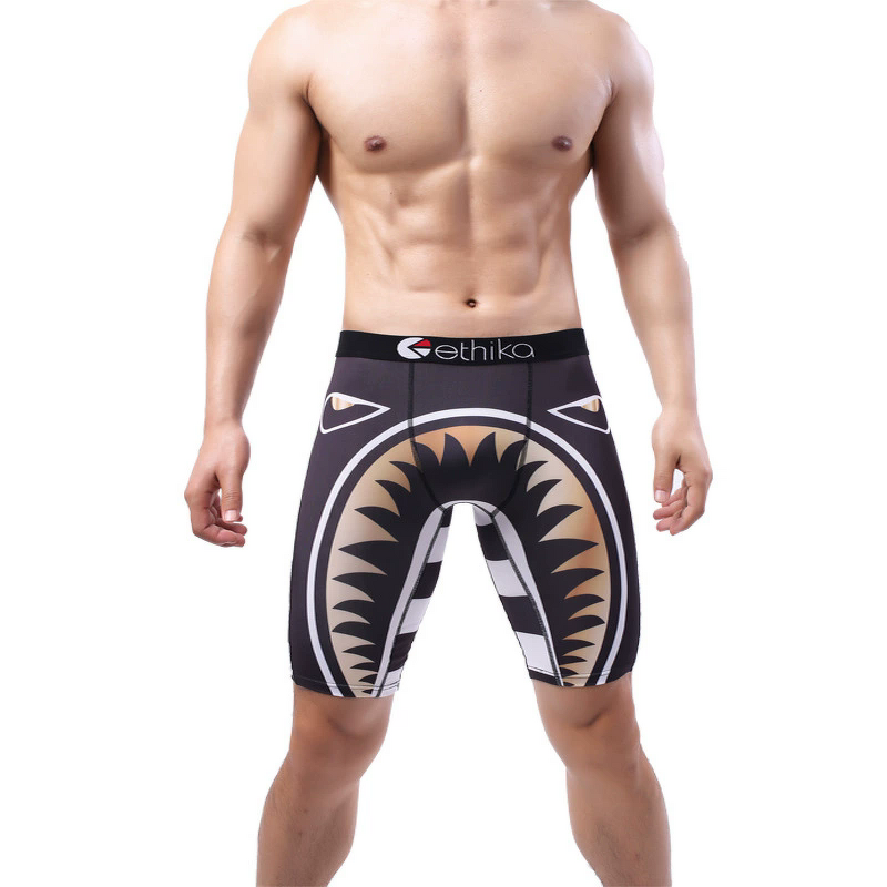 Boys Boxer Shorts Manufacturer - Customizable Youth Quick Dry Polyester Cartoon Printed Swimwear