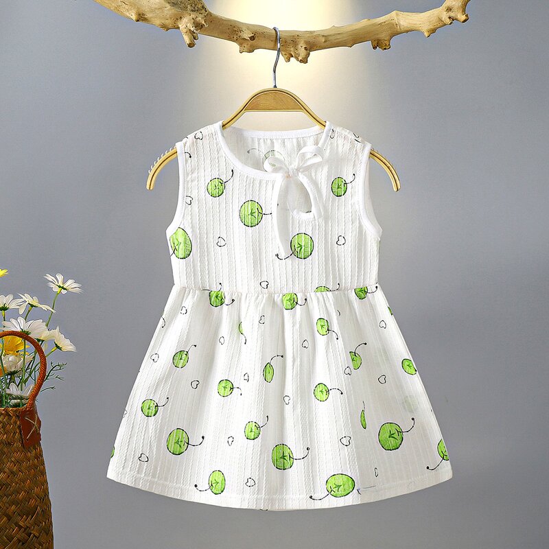 Girl Floral Dress Manufacturer - Hot-selling Summer New Foreign Style Cute Vest Skirt Thin Baby Skirt