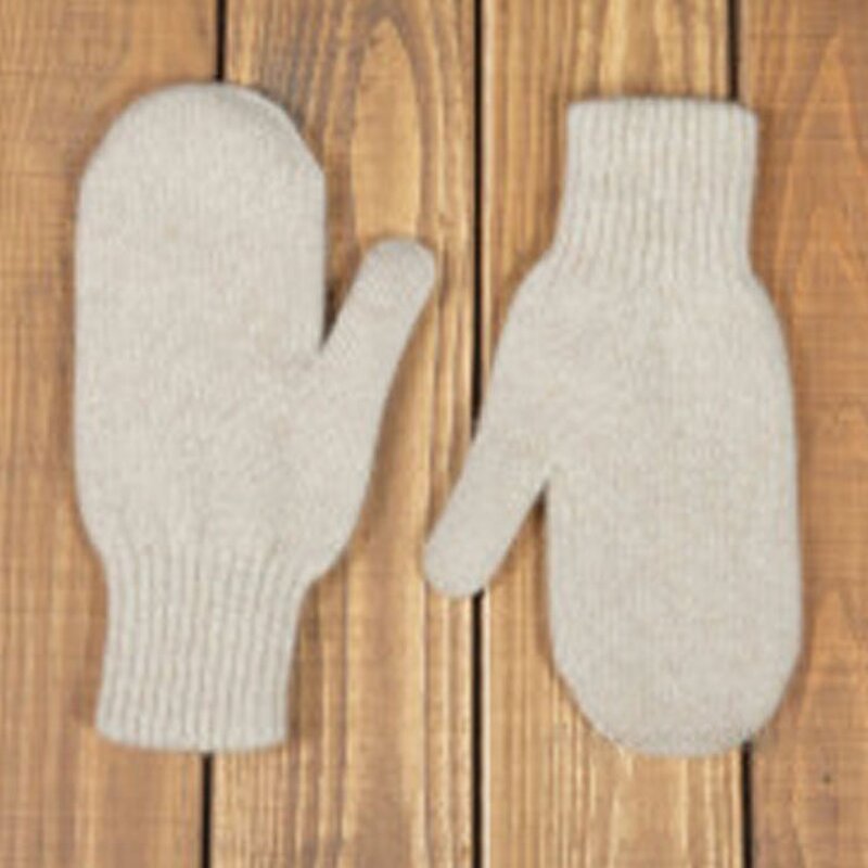 Winter Gloves Manufacturer - New Style Classic Fashion Mongolian Warm Unisex Plain Wool Pure Cashmere Yarn Knitted & Mittens Sports