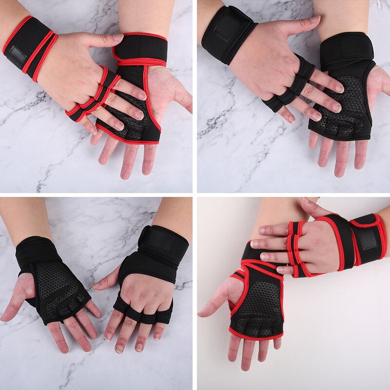 Fitness Gloves Manufacturer - Leather Women's Half Finger Non-Slip Touchscreen for Gym & Home Sports Weight Lifting and Bodybuilding