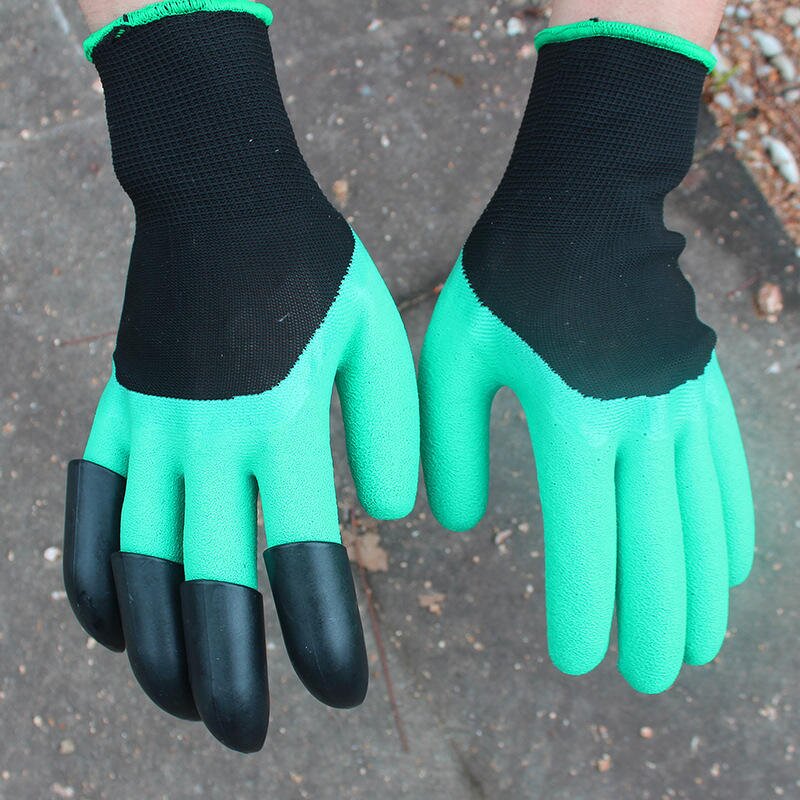 Garden Gloves Manufacturer - Wholesale High Quality Planting Working Fingertips Waterproof Latex Safety Foam with Claws