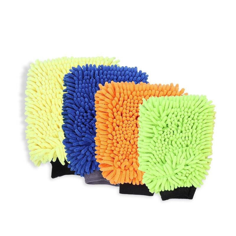 Car Wash Glove Manufacturer - Faster Chenille Car Wash Hand Soft Towel Microfiber Chenille Car Cleaning Mitt