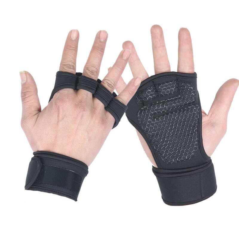 Fitness Gloves Manufacturer - Leather Half Finger for Weight Lifting Gym Training Bodybuilding Workout