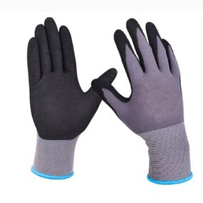 Work Glove Manufacturer - 15 Gauge Protection Foam Nitrile Anti-slip Pink and Black Customized Logo