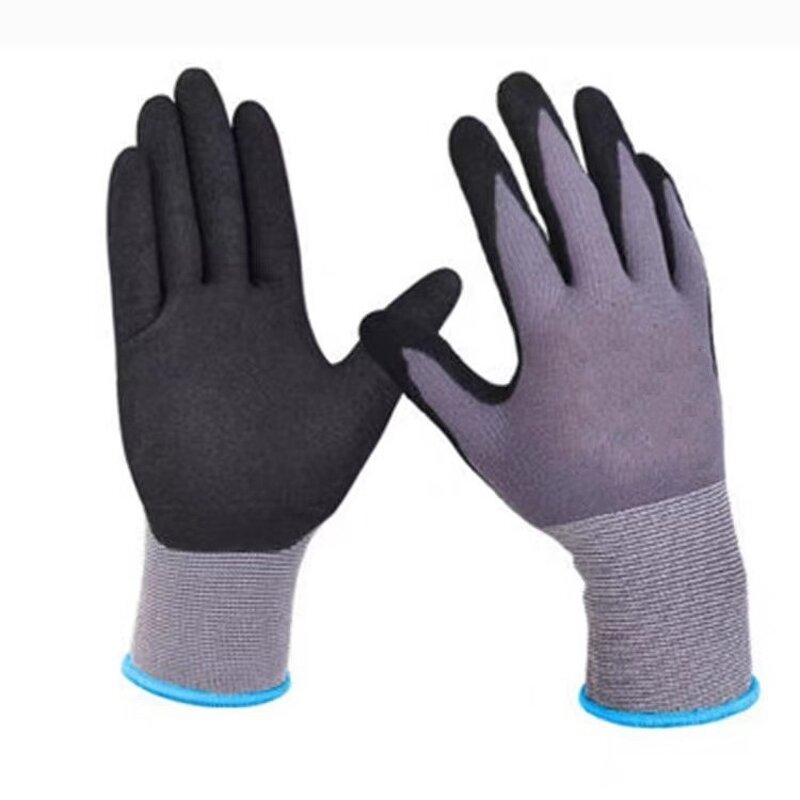Work Glove Manufacturer - 15 Gauge Protection Foam Nitrile Anti-slip Pink and Black Customized Logo