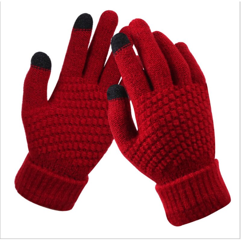 Winter Gloves Manufacturer - 2022 Magic Knit Self Heating Touch Screen Warm Stretch Cycling Outdoor Sports for Women Men