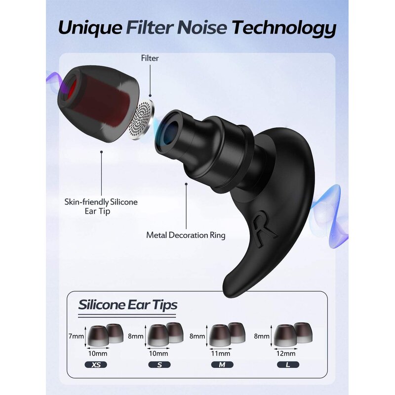 Earplugs Manufacturer - Wholesale Custom Logo Safety Hearing Protection High Fidelity Filter Silicone for Sleeping