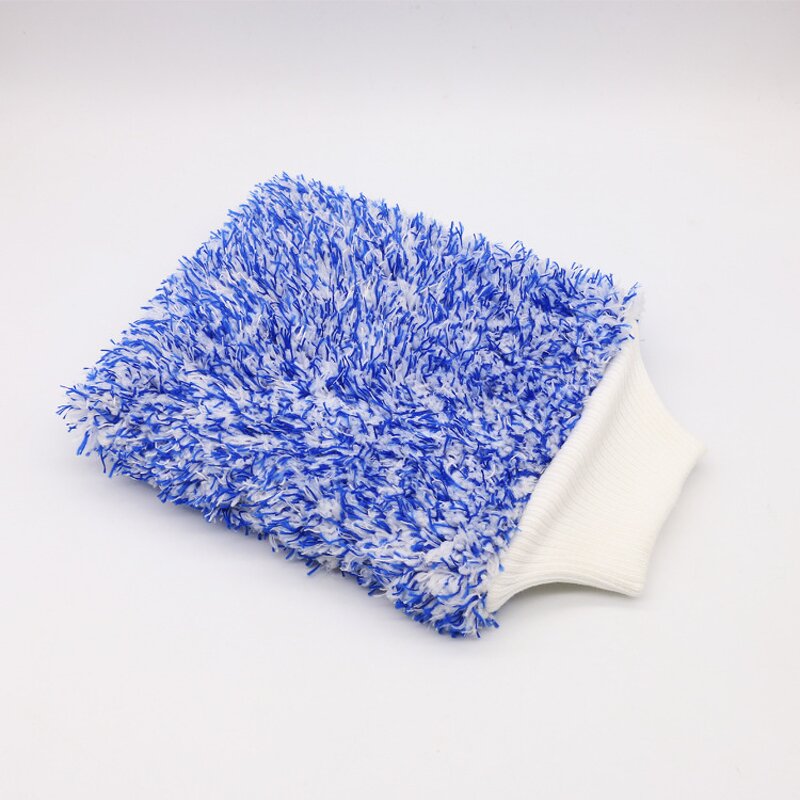 Car Wash Gloves Manufacturer - Plush Washmitt Automobile Cleaning Microfiber Wash Mitt for Car Detailing