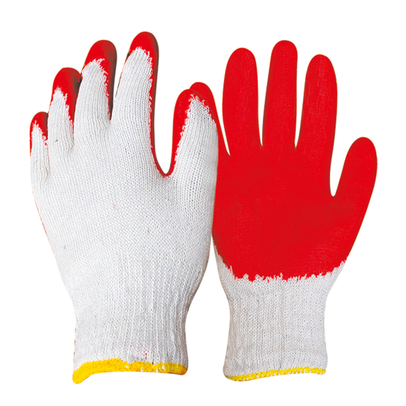 Rubber Gloves Manufacturer - Hot Selling 85g Rubber Coated Latex Construction Hand Work