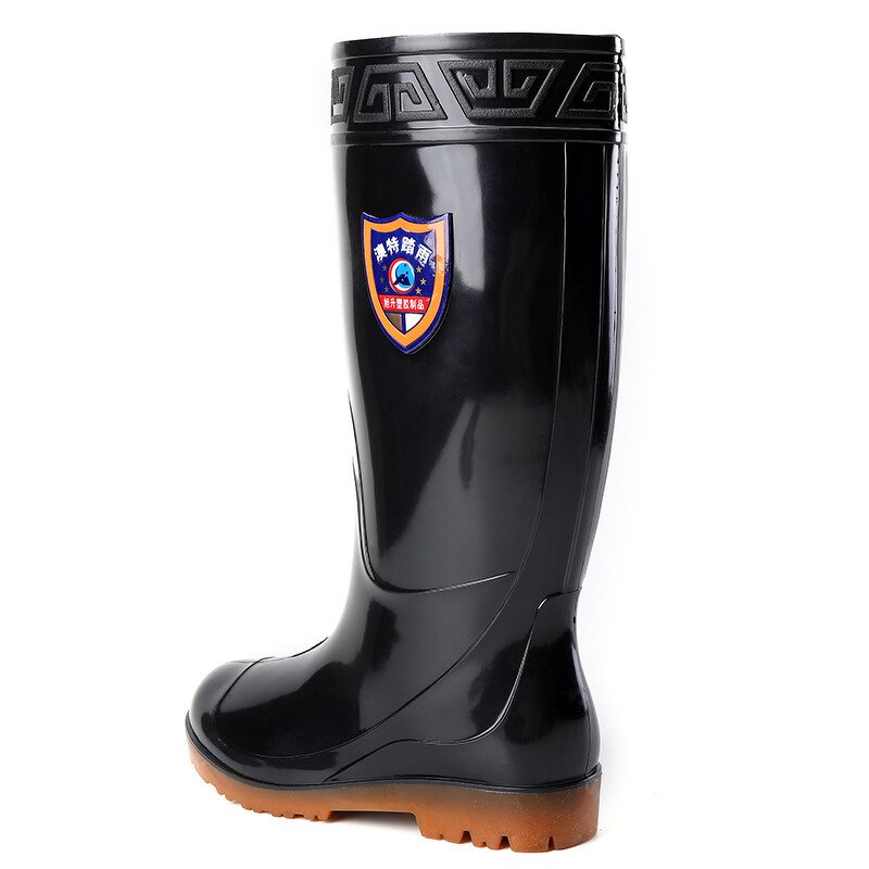 Safety Shoes Manufacturer - Labor Protection High Sleeve PVC Rain Boots Anti-Slip Comfortable Waterproof Work Four Seasons