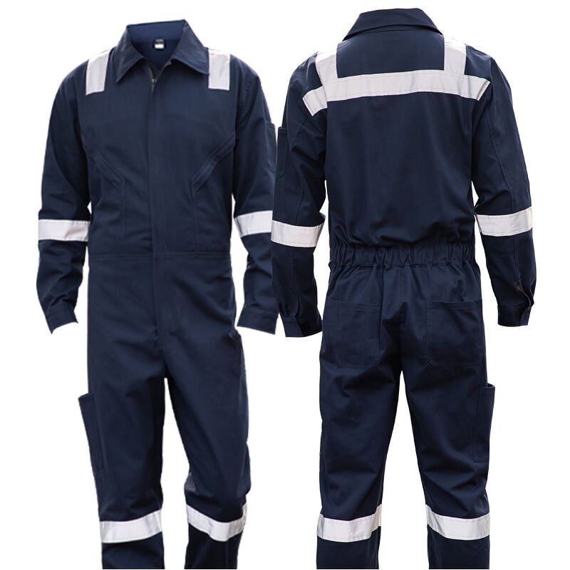 Work Coveralls Manufacturer - Wholesale 2023 New Workwear One Piece Safety Worker Uniform with Reflective Strips