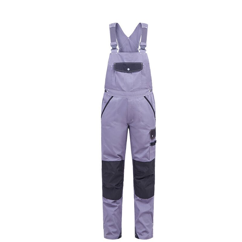 Bib Overall Manufacturer - Men Strap Summer Thin Mechanic Sturdy Knee Pads Suspender Pants Labor Multi-pocket Plus Size