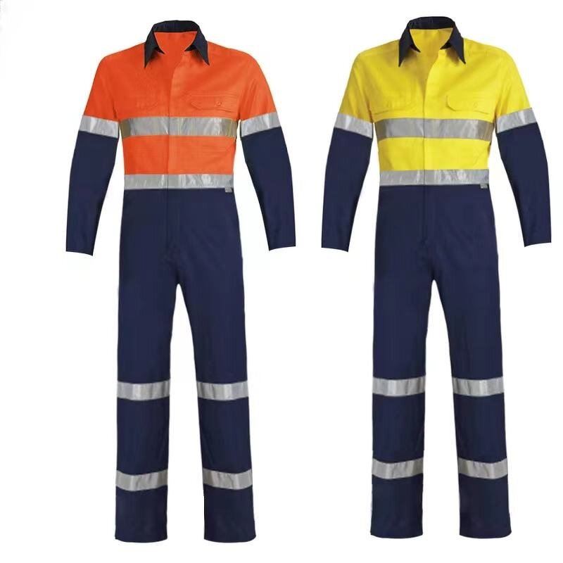 Safety Protection Suit Manufacturer - Premium Quality Customized Color and Logo Design Reflective Shirt with Pants